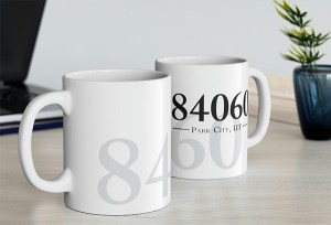 Park City Utah modern zip code 84060 mug souvenir gifts